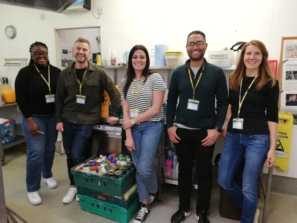 Volunteers from Capital One in Nottingham