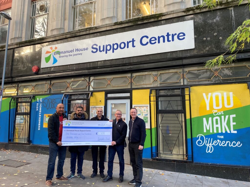 Punjabi Forest supports independent Nottingham charity Emmanuel House