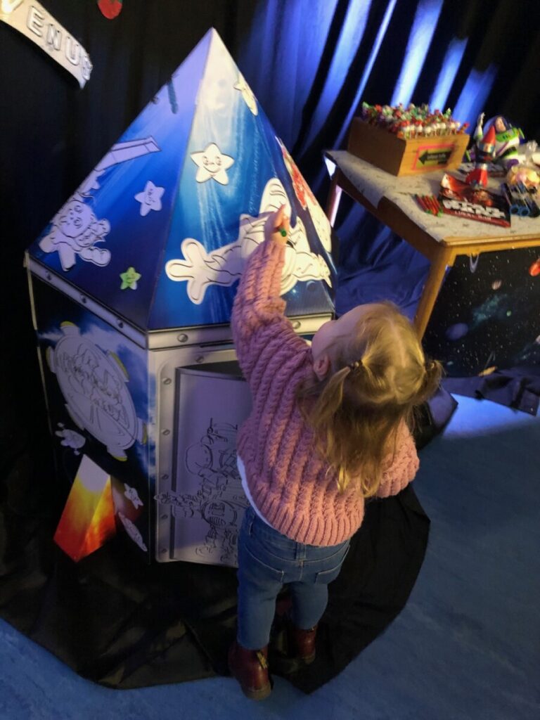 Childrens activities at Emmanuel House's Light Night event 2019