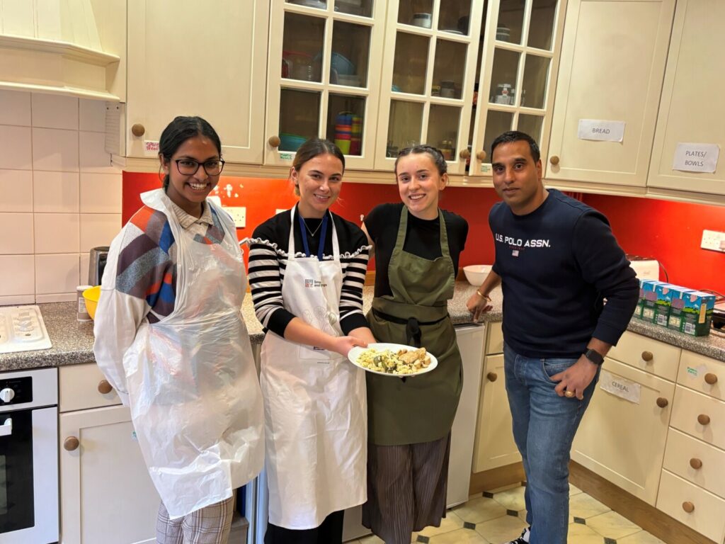 A team from Ensek volunteer at Emmanuel House's Winter Shelter