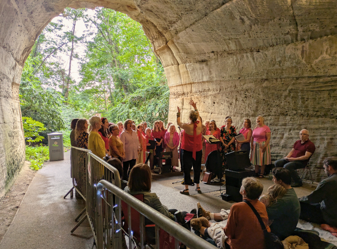 Belters in the Tunnel 2025 choir