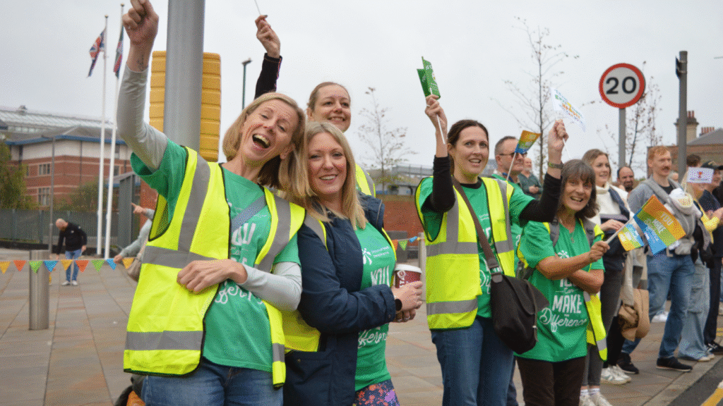 Emmanuel House Robin Hood Half Marathon marshals volunteering in Nottingham 2025