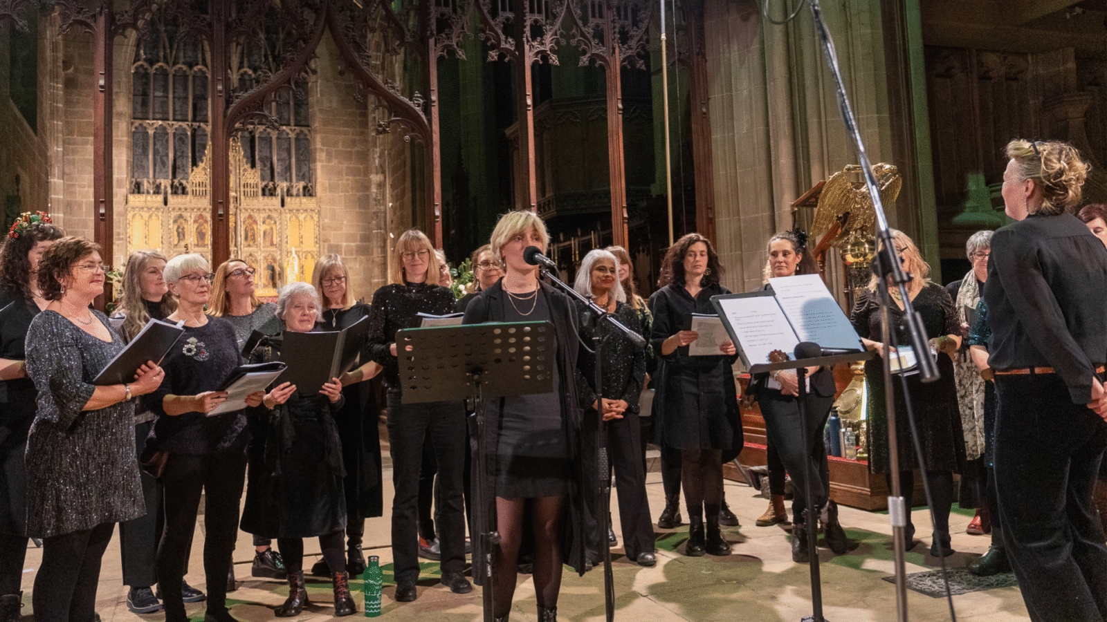 Belters Choir performing at St Mary's church. Image credit: John Berry