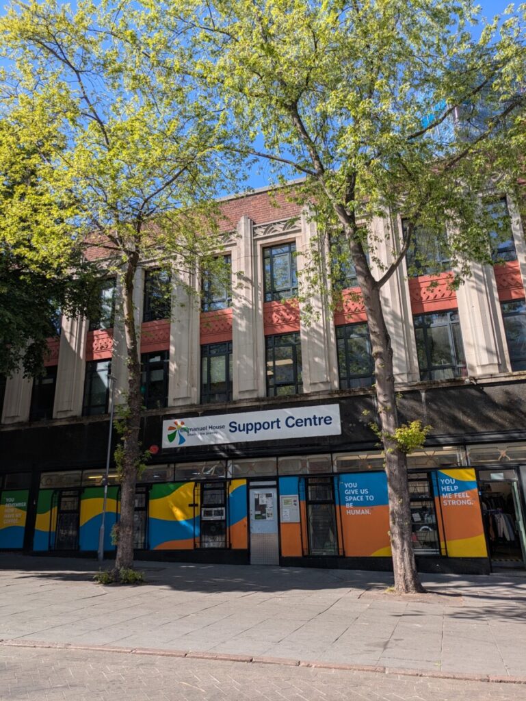 Emmanuel House Support Centre building in Nottingham