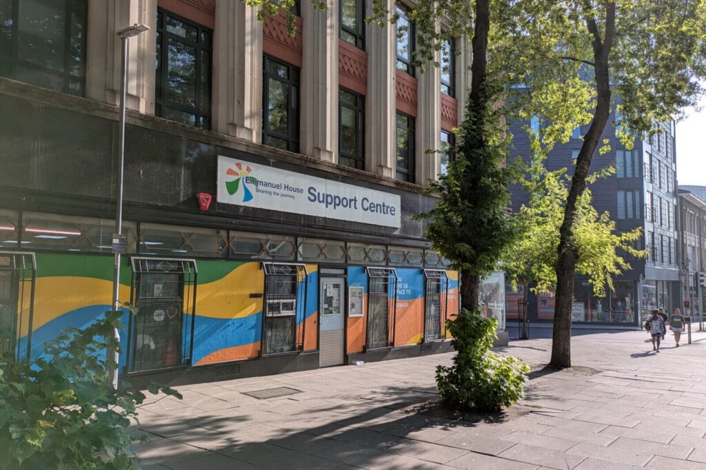 Front street-view of Emmanuel House Support Centre